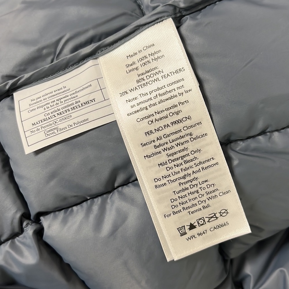 Eddie Bauer Lightweight Down Button Up Bomber Jac… - image 7